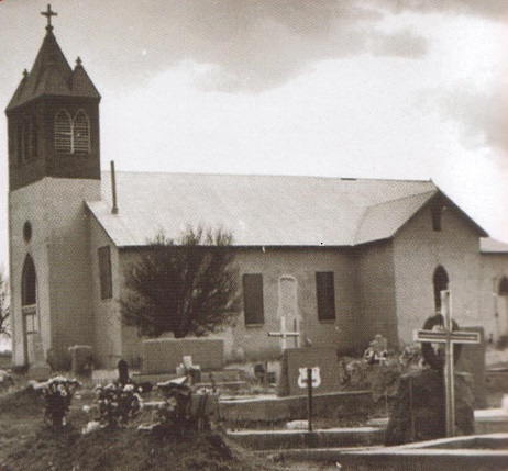 Pojoaque Church Near Cemetery